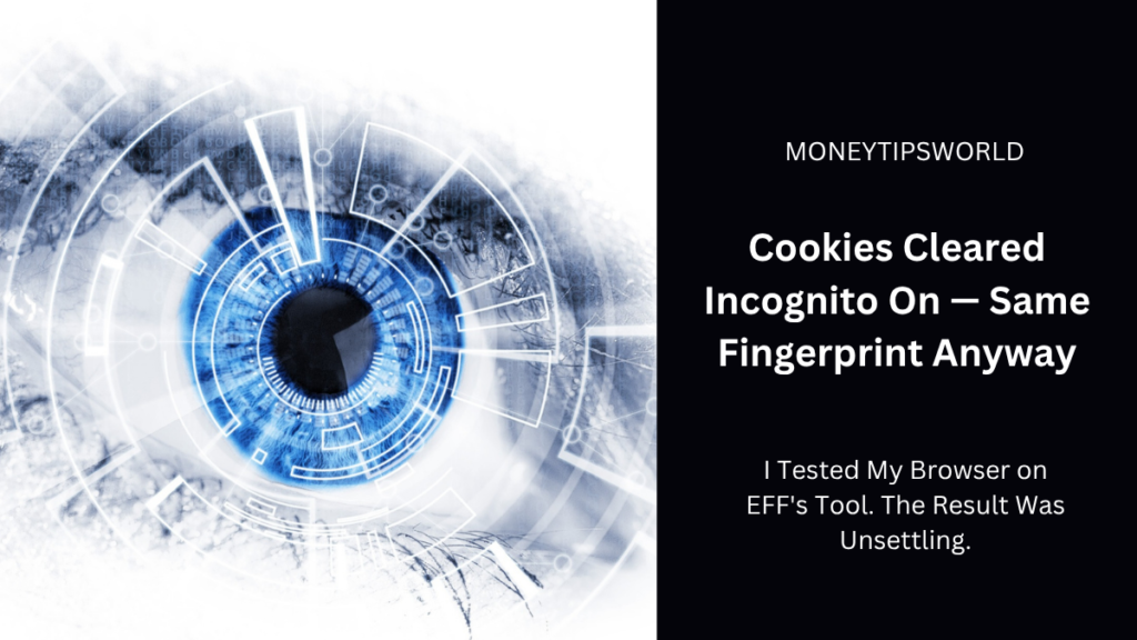Canvas Fingerprinting Explained: Check Your Browser Score cookies cleared incognito on same fingerprint anyway (1)