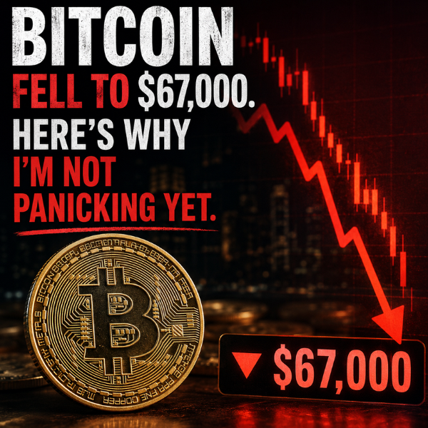 bitcoin fell to $67,000. here
