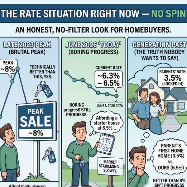 Stop Checking Mortgage Rates Every Morning — Do This Instead the rate situation right now — no spin