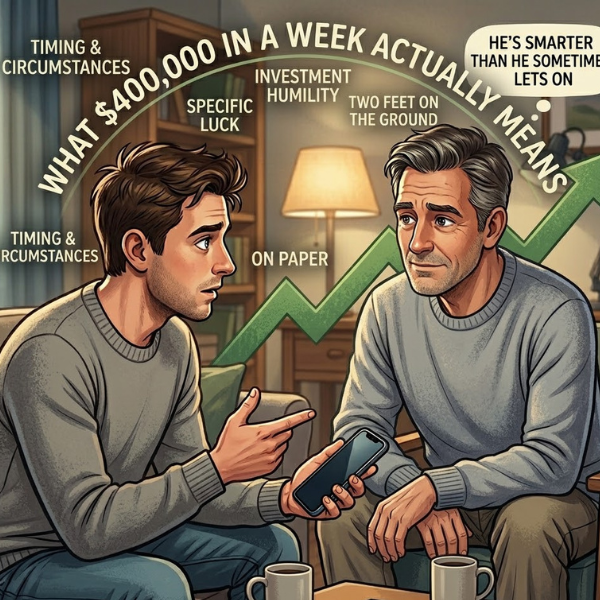 what $400,000 in a week actually means