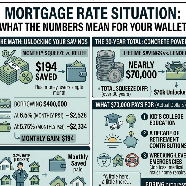 Stop Checking Mortgage Rates Every Morning — Do This Instead what the numbers actually mean for your wallet