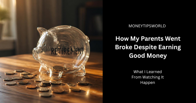 how my parents went broke despite earning good money