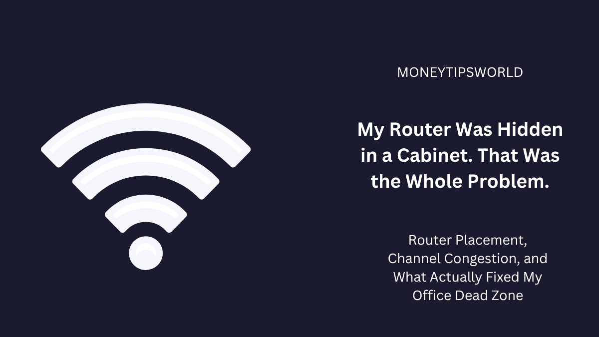 How to Boost Your Home Wi-Fi Signal (Things That Worked) my router was hidden in a cabinet. that was the whole problem.