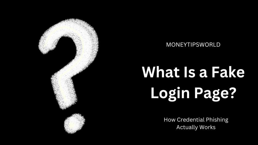 what is a fake login page